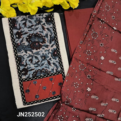 Half white flex cotton salwar material jn252502-Neidhal