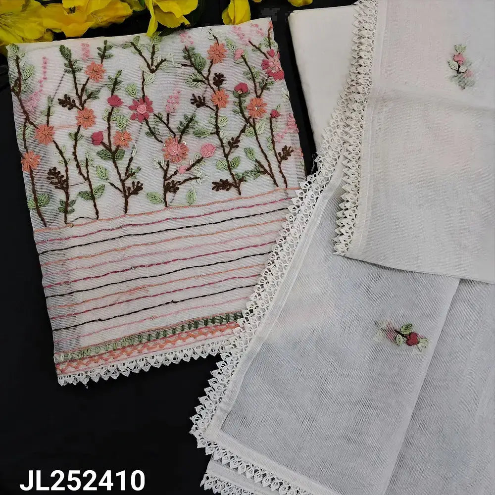 Half white premium super net salwar material jl252410-Neidhal