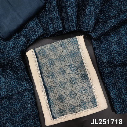 Ivory crinkled fancy silk cotton salwar material jl251718 Neidhal