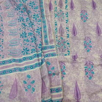 Lavender cotton salwar material ap251518-Neidhal