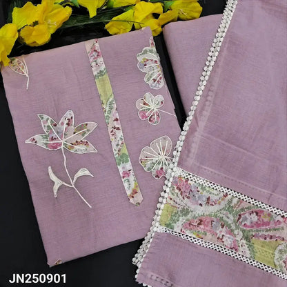Lavender designer soft silk cotton salwar material jn250901-Neidhal