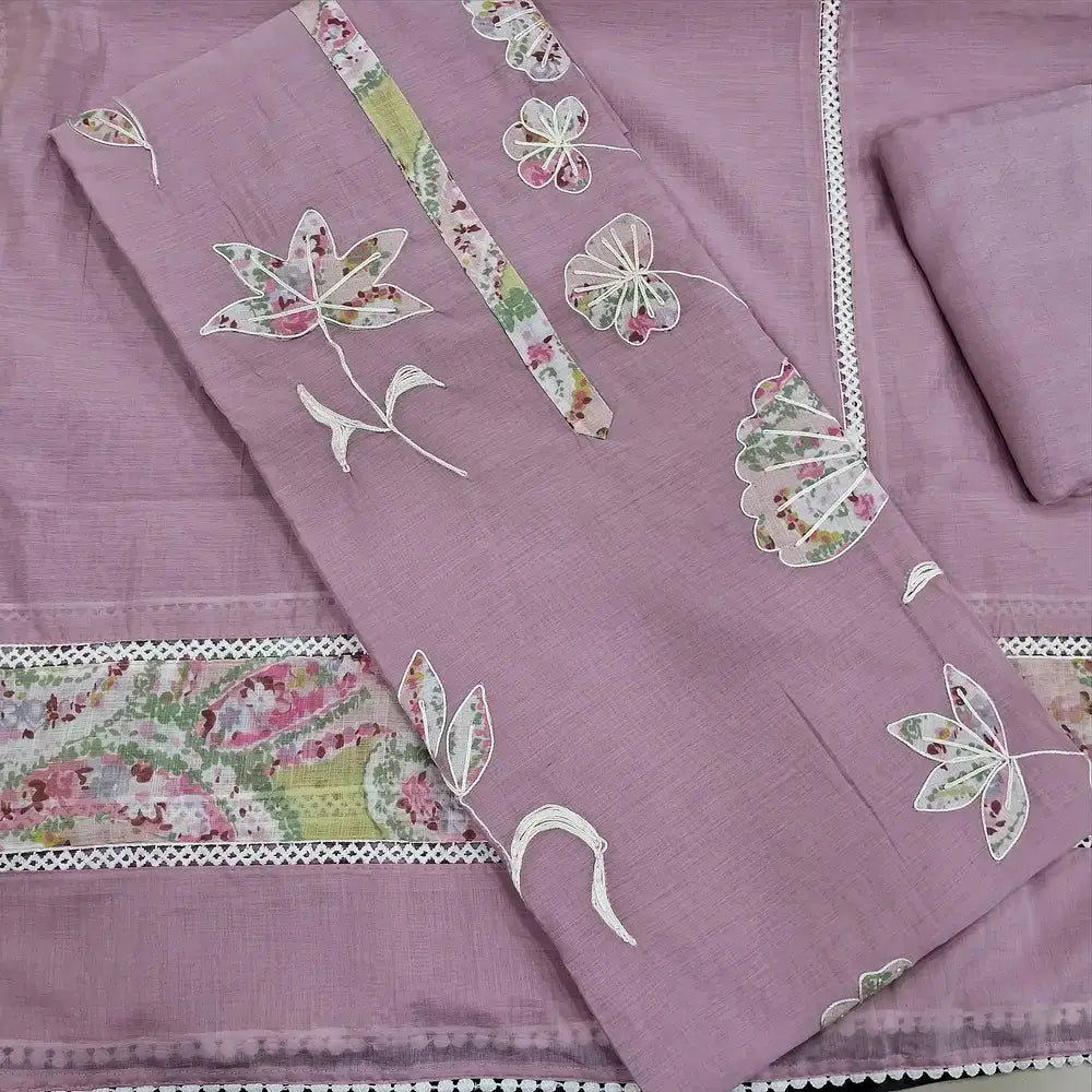 Lavender designer soft silk cotton salwar material jn250901-Neidhal