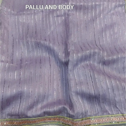Lavender fancy organza designer saree ws1324-Neidhal