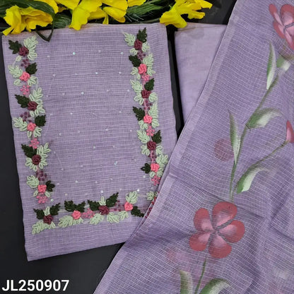 Lavender kota silk cotton salwar material jl250907-Neidhal