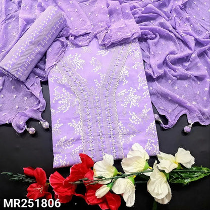 Lavender printed cotton salwar material mr251806-Neidhal
