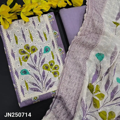 Lavender printed soft cotton salwar material jn250714-Neidhal