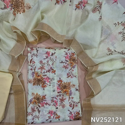 light green floral printed fancy kota silk cotton salwar material nv252121-Neidhal