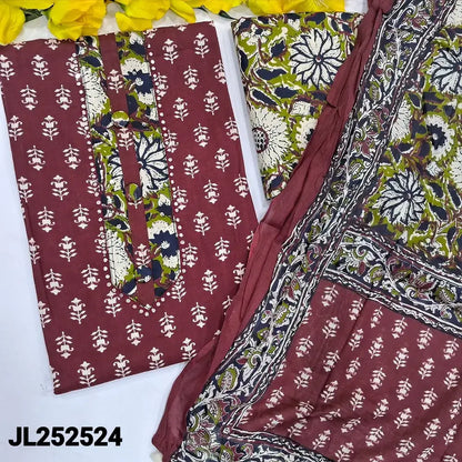Maroon printed soft cotton salwar jl252524-Neidhal
