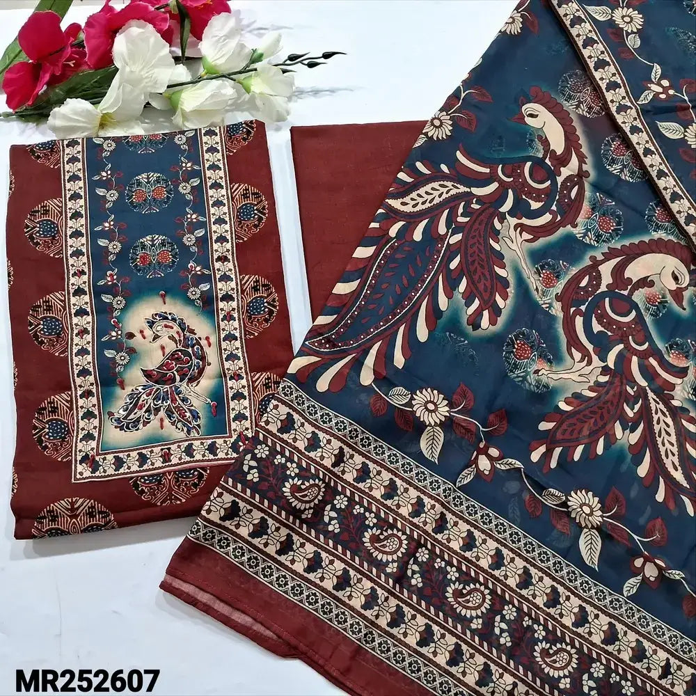 Maroon printed soft cotton salwar mmr252609-Neidhal