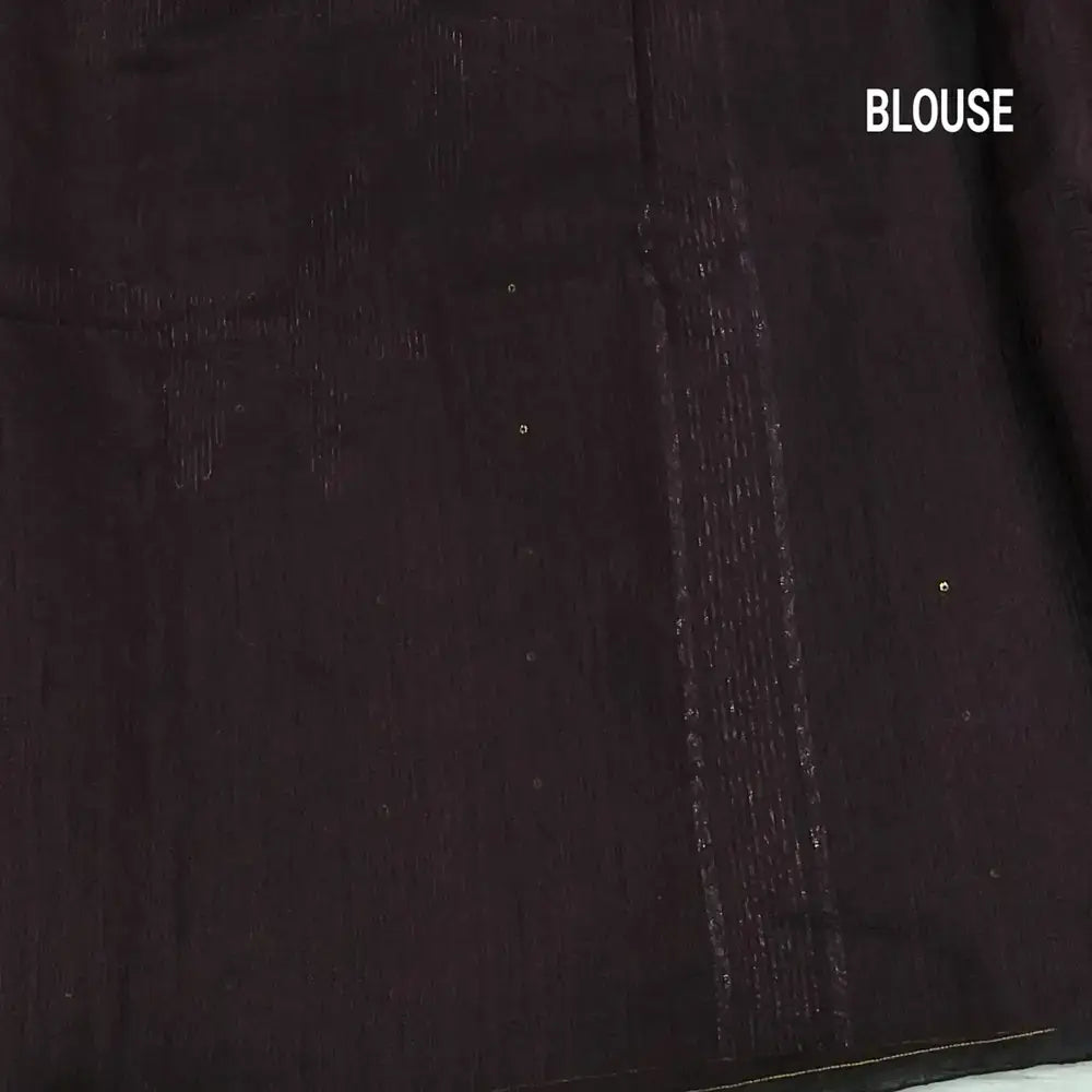 Maroon slub silk cotton saree ns156-Neidhal