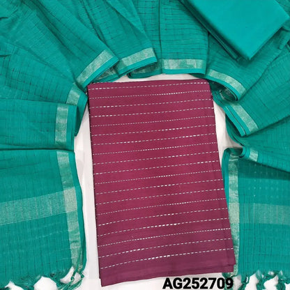 Maroon south handloom cotton salwar material ag252709 Neidhal