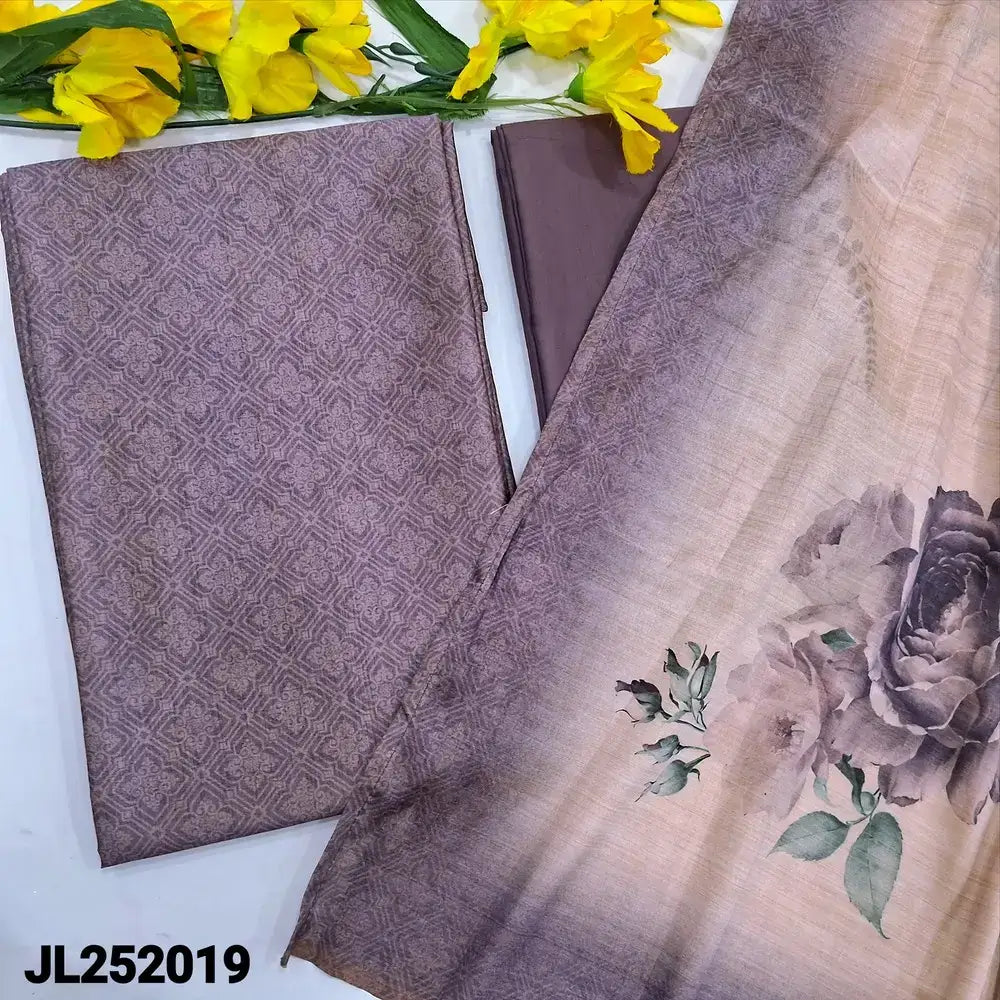Mauve digital printed fancy silk cotton salwar material jl252019-Neidhal