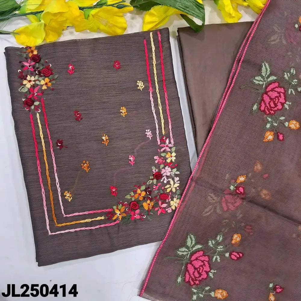 Mauve fancy silk cotton salwar material jl250414-Neidhal