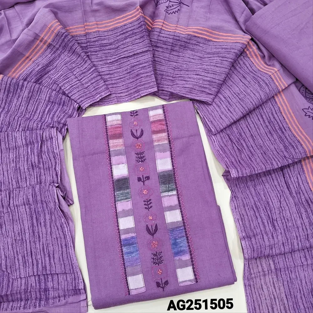 Mauve premium cotton salwar material ag251505-Neidhal