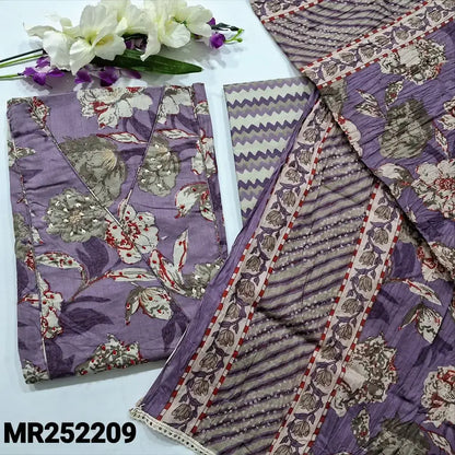 Mauve printed soft cotton salwar material mr252209-Neidhal