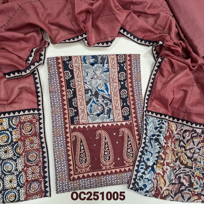 Mauve pure cotton salwar material OC251005-Neidhal