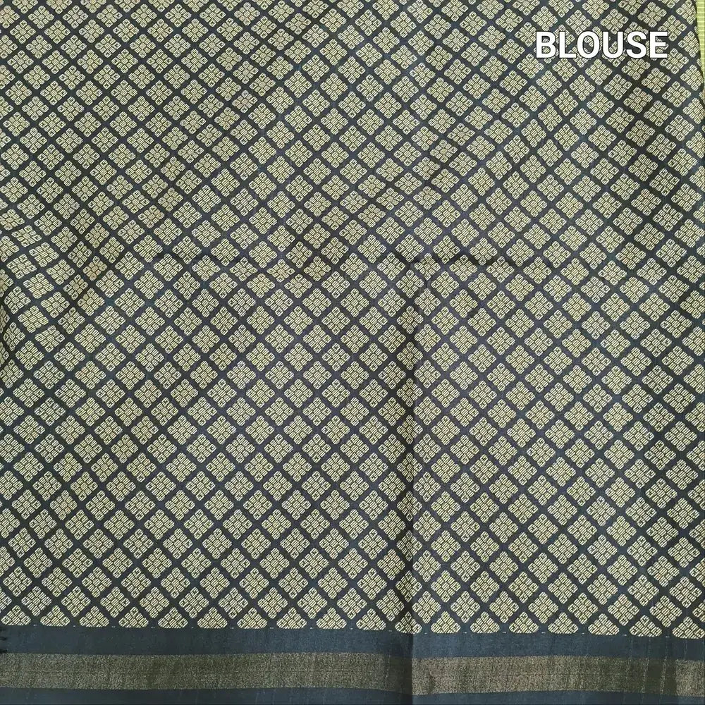 Mossy green fancy chappa silk saree ns216-Neidhal