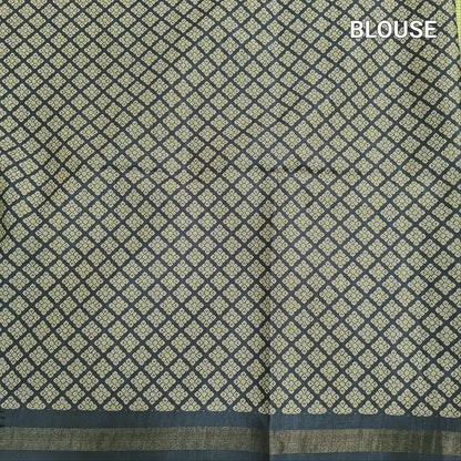 Mossy green fancy chappa silk saree ns216-Neidhal
