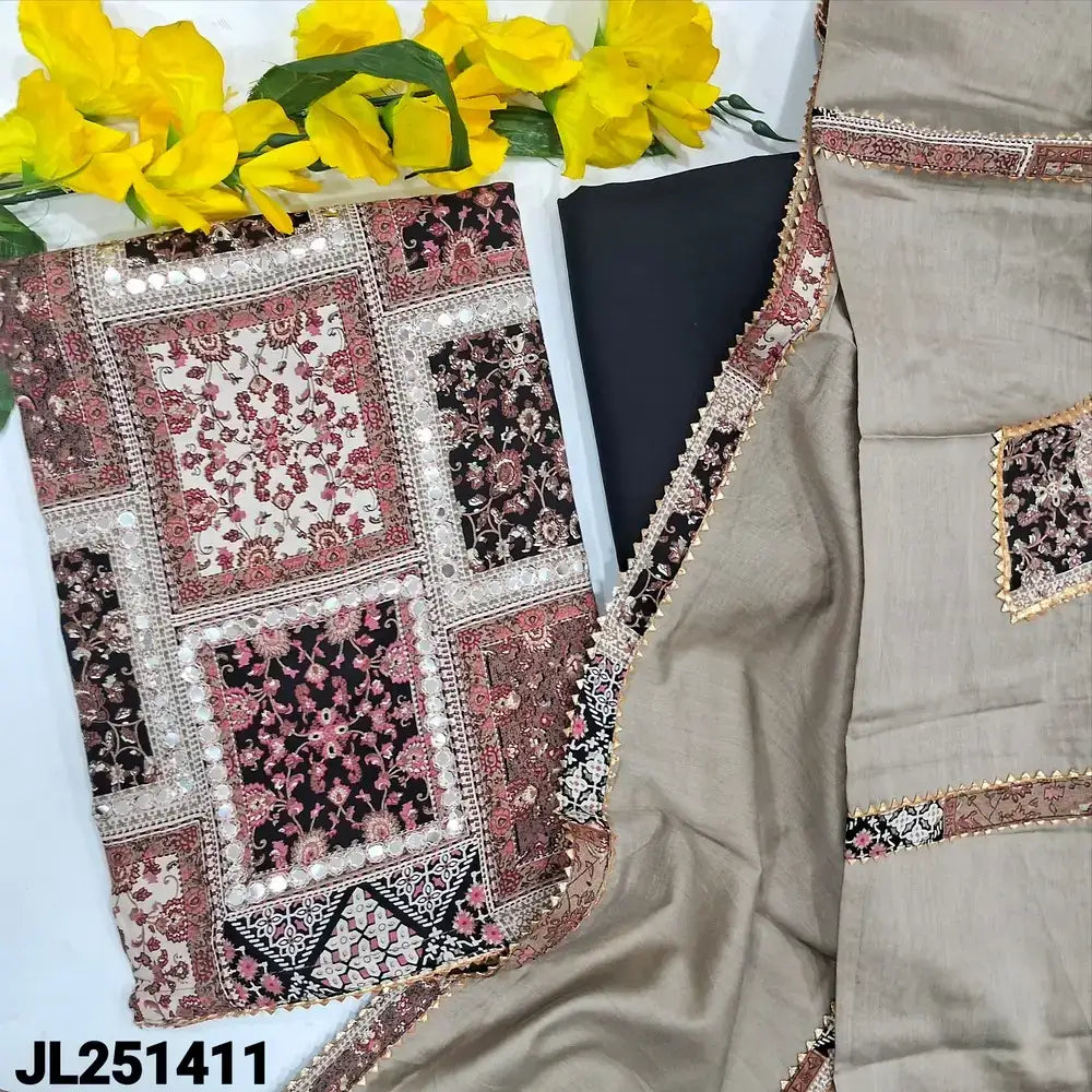 Multi color abstract printed modal cotton salwar material jl251411-Neidhal