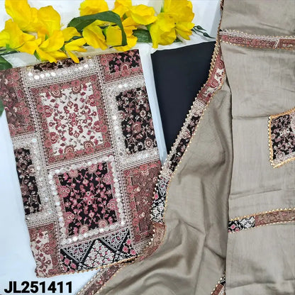 Multi color abstract printed modal cotton salwar material jl251411-Neidhal