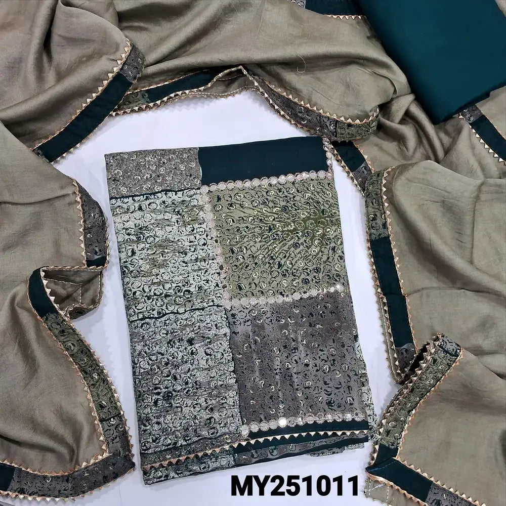 Multi color abstract printed modal cotton salwar material my251011-Neidhal