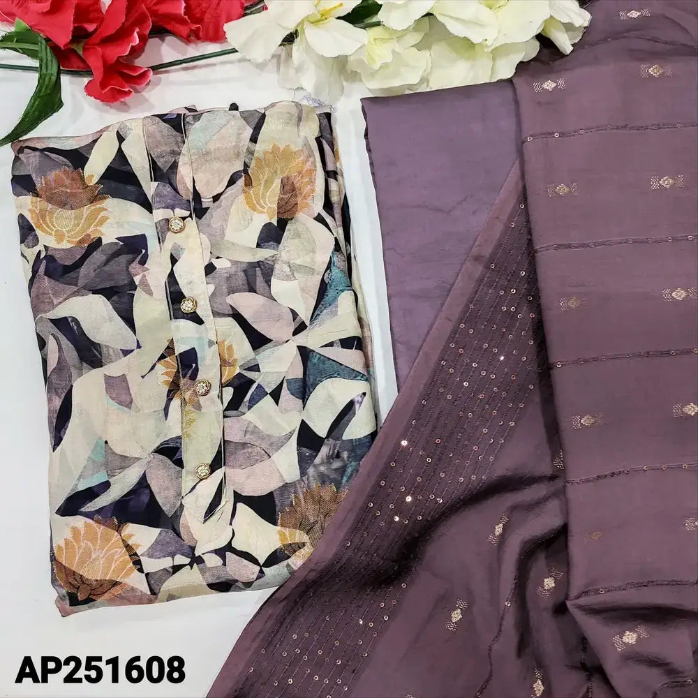 Multi color abstract printed uppada silk salwar material ap251608-Neidhal