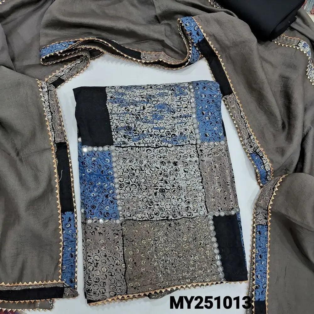 Multi color printed modal cotton salwar material my251013-Neidhal