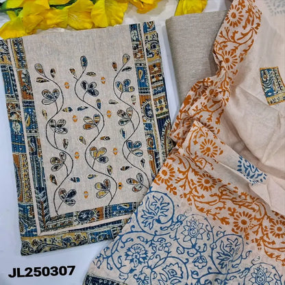 Multi color pure kantha cotton salwar material jl250307-Neidhal