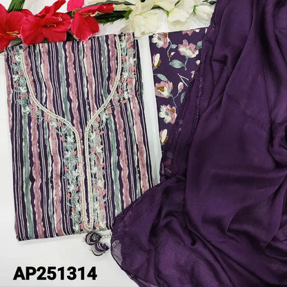 Multi color vertical printed soft cotton salwar material ap251314-Neidhal