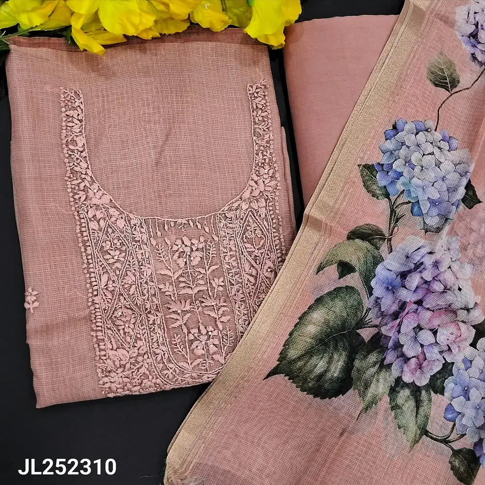 Onion pink designer pure kota salwar material jl252310-Neidhal