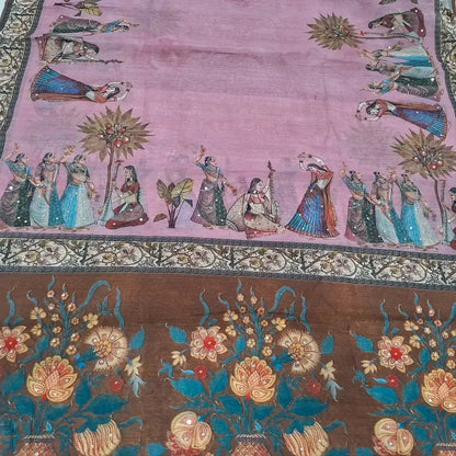 Onion pink digital printed silk cotton salwar material jl252901-Neidhal