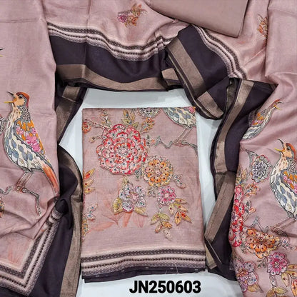 Onion pink digital printed silk cotton salwar material jn250603-Neidhal