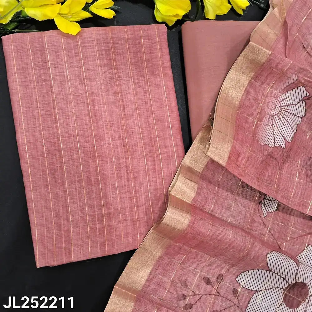 Onion pink fancy silk cotton salwar material jl252211-Neidhal