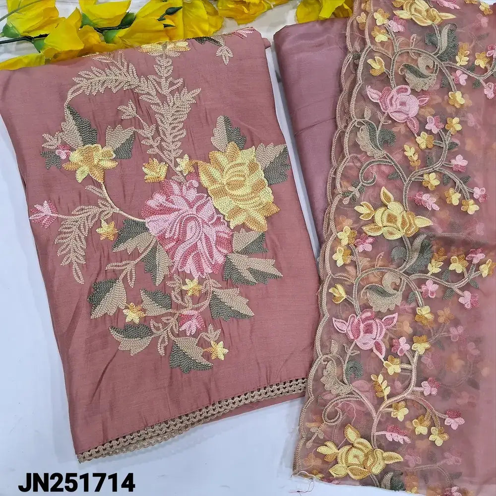 Onion pink fancy silk cotton salwar material jn251714-Neidhal