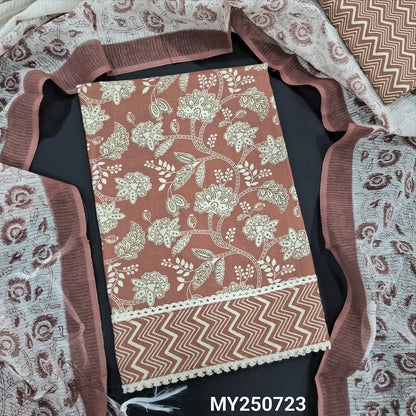 Onion pink floral printed soft cotton salwar material my250723-Neidhal