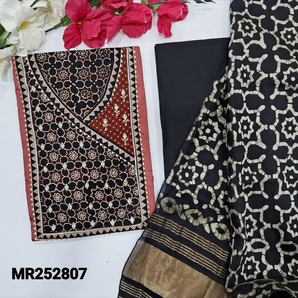 Onion pink jam cotton salwar material mr252807-Neidhal