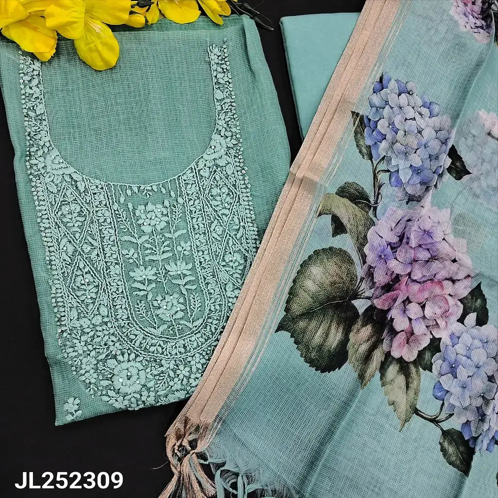 Pastel blue designer pure kota salwar material jl252309-Neidhal