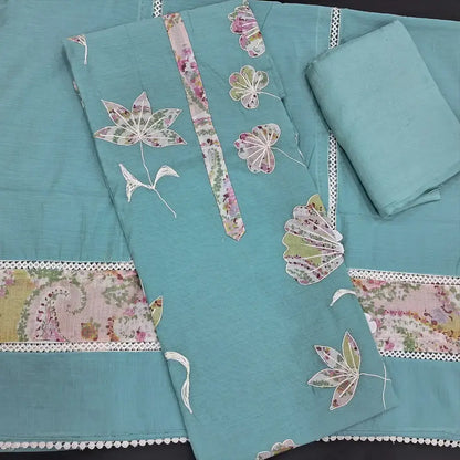 Pastel blue designer soft silk cotton salwar material jn250902-Neidhal