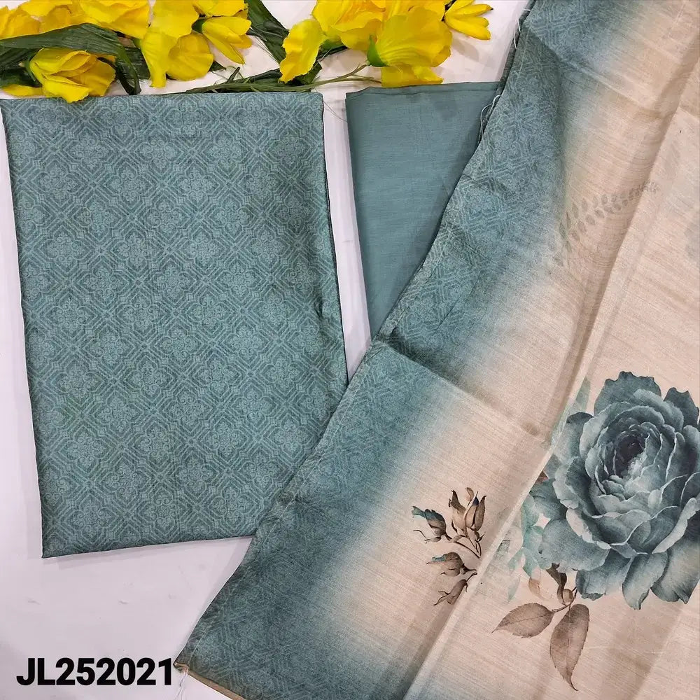 Pastel blue digital printed fancy silk cotton salwar material jl252021-Neidhal