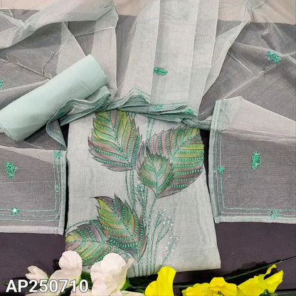 Pastel blue digital printed super net salwar material ap250710-Neidhal