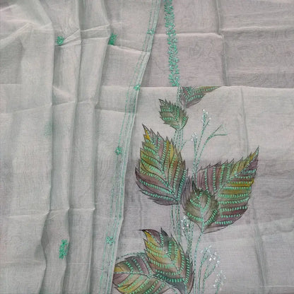 Pastel blue digital printed super net salwar material ap250710-Neidhal