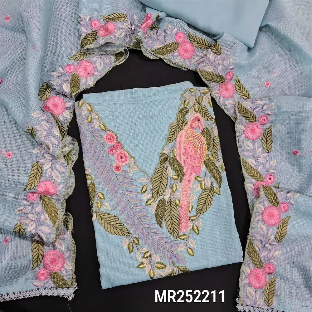 Pastel blue kota salwar material my252211-Neidhal