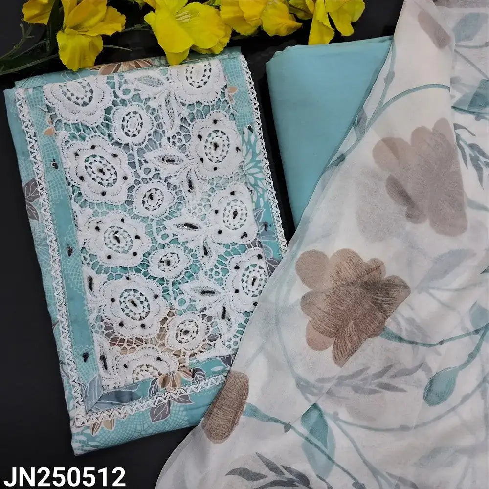 Pastel blue printed soft cotton salwar material jn250512-Neidhal