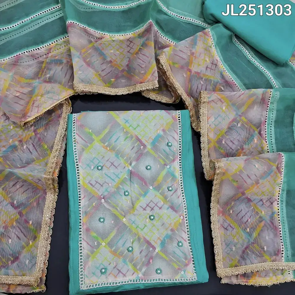 Pastel blue silk cotton salwar material jl251303-Neidhal