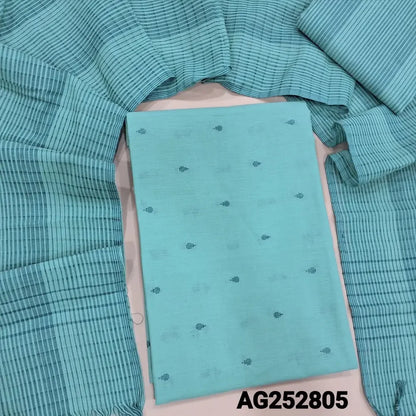 Pastel blue south handloom cotton salwar material ag252805 Neidhal