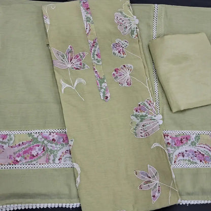 Pastel green designer soft silk cotton salwar material jn250904-Neidhal