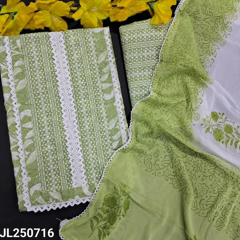 Pastel green floral printed cotton salwar material jl250716-Neidhal