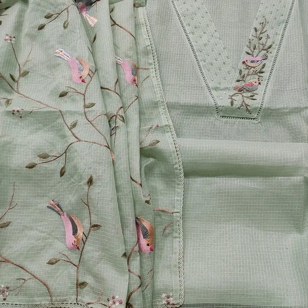 Pastel green kota salwar material ap251402-Neidhal