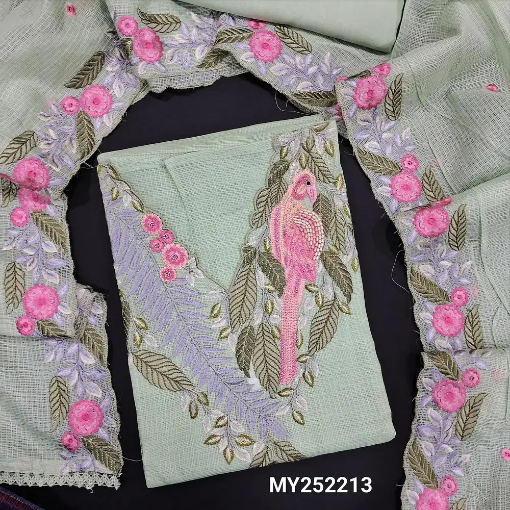 Pastel green kota salwar material my252213-Neidhal