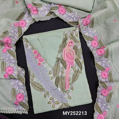 Pastel green kota salwar material my252213-Neidhal